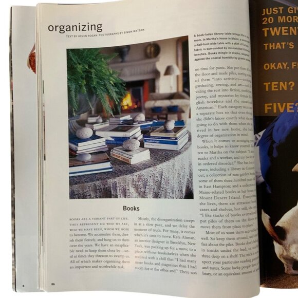 Martha Stewart Living Magazine 2 Issues February & March 1999 Cooking Gardening - Picture 6 of 14